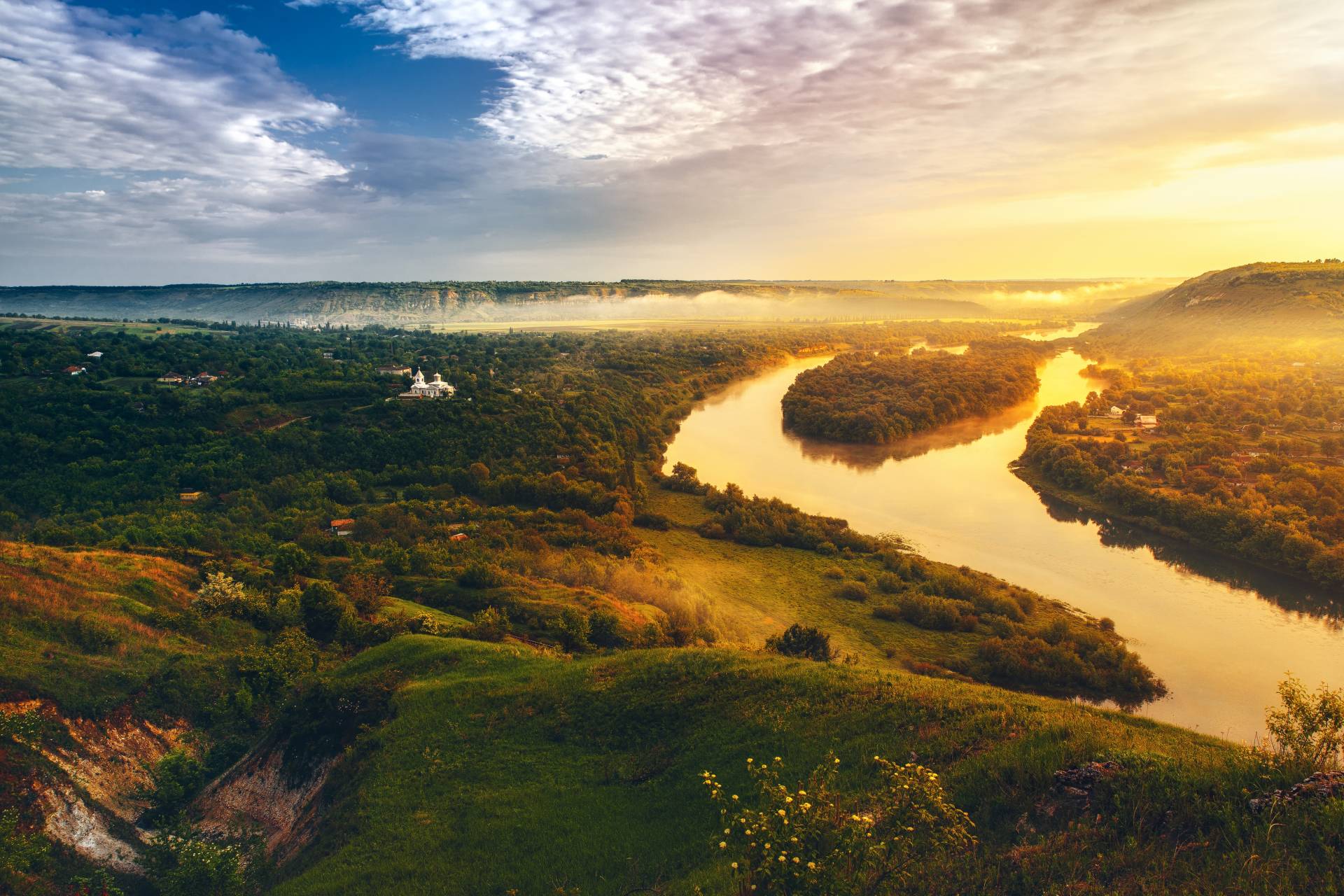 Река Днестр Приднестровье